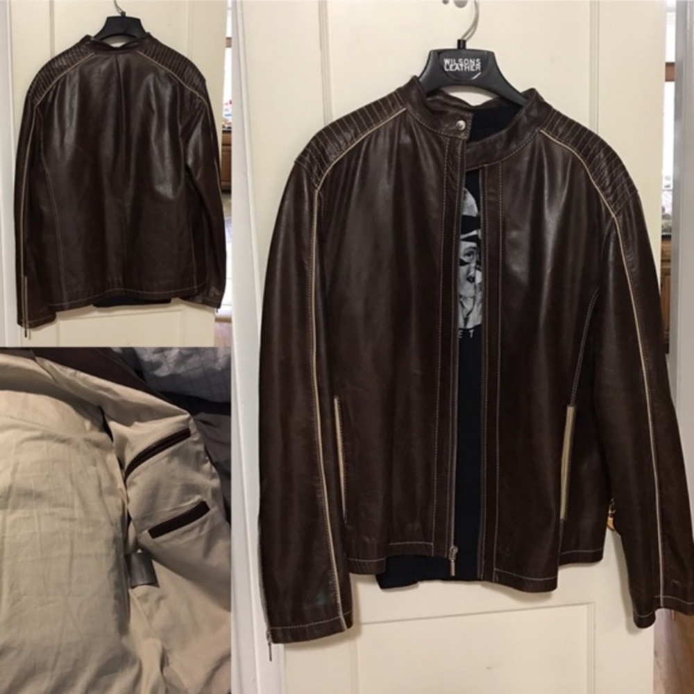 Wilson’s Leather Brown Jacket